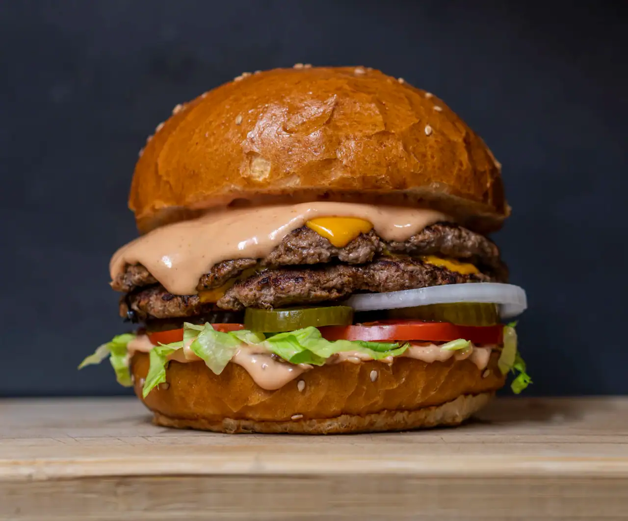 Burger restaurant photography